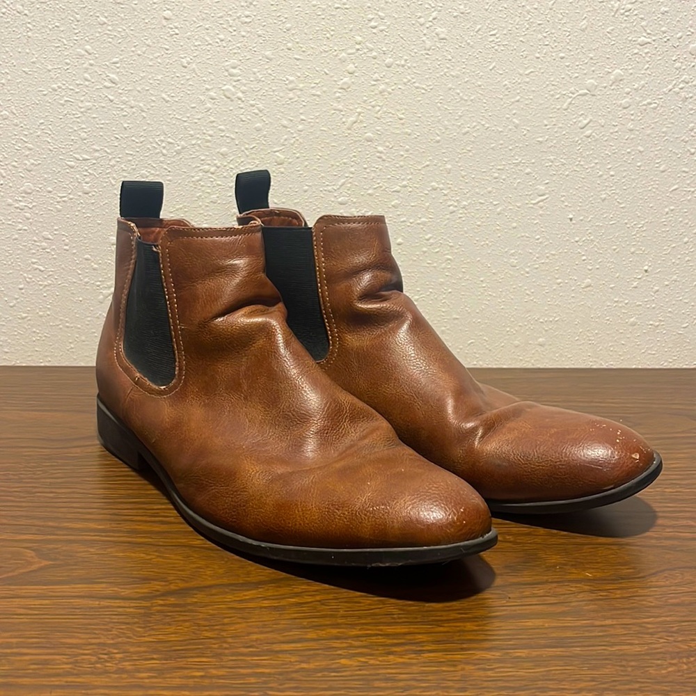 H&M Caramel Chelsea Boots Size 10